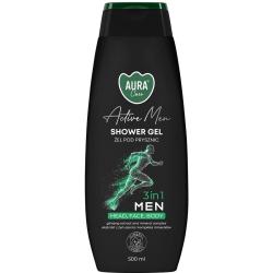 Bispol Aura żel pod prysznic 3w1 500ml MEN (ASG-010-020)