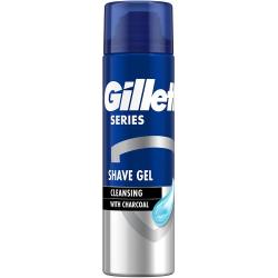 Gillette żel do golenia 200ml Cleansing With Charcoal