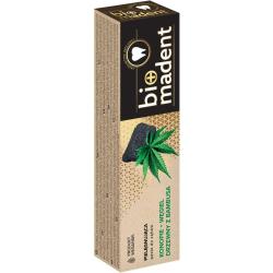Bio Madent konopna pasta do zębów 100ml Węgiel Drzewny z Bambusa i Olejek CBD