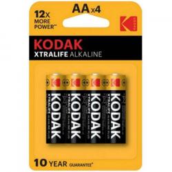 Kodak baterie alkaliczne Xtralife Alkaline AA LR6 4szt.