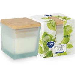 Bispol świeca zapachowa w matowym szkle Ziołowy Ogród snk80md-378