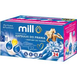 Mill kapsułki uniwersalne 24szt. + perfumy do tkanin Oslo