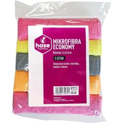 Hase ścierka uniwersalna Economy z mikrofibry 9721, 32x32cm 5 sztuk