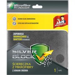 Jan Niezbędny ściereczka z mikrofibry z jonami srebra Silver Block 1 szt.