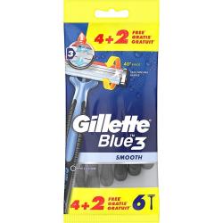 Gillette Blue III golarki ostrzowe 6 sztuk
