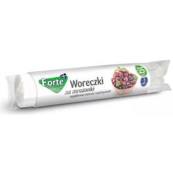 Forte+ woreczki na mrożonki 3-litrowe 25 sztuk