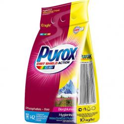 Purox proszek do prania kolorowych tkanin 10kg folia