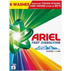 Ariel Fast Dissolving proszek do prania tkanin 330g Kolory, 6 prań