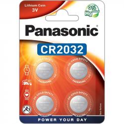 Panasonic Lithium Coin baterie litowo-metalowe CR2032 4 sztuki