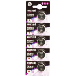Maxell Lithium CR2016 baterie litowe 3V 5szt. blister