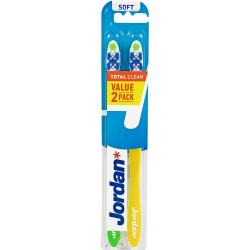 Jordan szczotka do zębów Total Clean miękka 2szt.