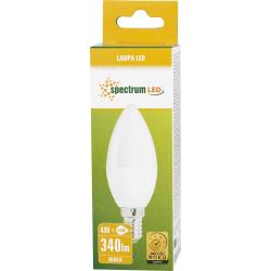 Spectrum LED żarówka świecowa E14 4W biała
