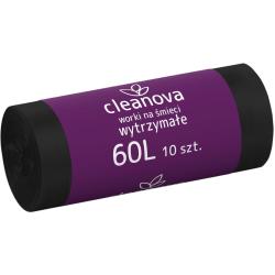 Cleanova worki na śmieci LDPE 60L/10 sztuk (20mic)