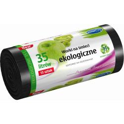 Stella worki ekologiczne LDPE 35L/15