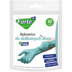 Forte+ rękawiczki biodegradowalne 10szt. uniwersalne