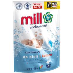 Mill Professional kapsułki do prania tkanin 30 sztuk Baby Duo Caps