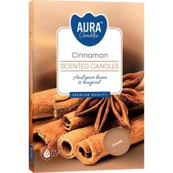 Bispol świeczki zapachowe 6szt. Cynamon