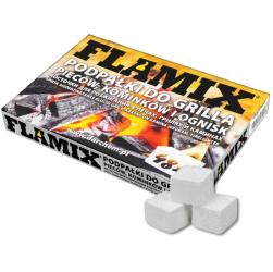 Flamix podpałka do grilla – kostki 48 sztuk biała