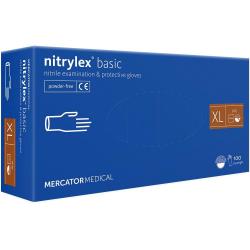 Nitrylex Rękawiczki nitrylowe XL 100 szt. bez pudru
