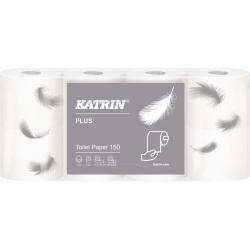 Katrin Plus 16525 papier toaletowy, 3-warstwowy, 8 sztuk