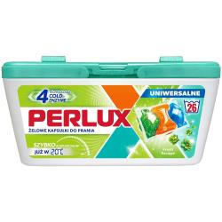 Perlux żelowe kapsułki do prania tkanin 26szt. Uniwersalne
