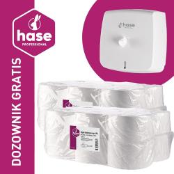 Hase SMART PAKIET papier 2W, 190m Celuloza, 24 sztuki + dozownik GRATIS!