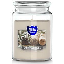 Bispol świeca zapachowa w słoiku duża Self Care SPA