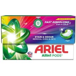 Ariel All In 1 Pods kapsułki do prania tkanin 22 sztuk Color
