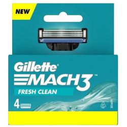 Gillette Mach3 wkłady do golarki 4szt.