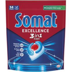 Somat Excellence 3in1 kapsułki do zmywarki 34 szt.