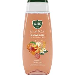 Bispol Aura żel pod prysznic 350ml Brzoskwinia, Biała Herbata (ASG-006-012)