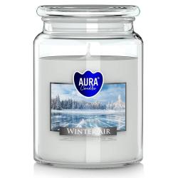 Bispol świeca zapachowa w słoiku duża Zimowe Powietrze