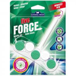 General Fresh Five Force kostka do toalet 50g Las/Chlor