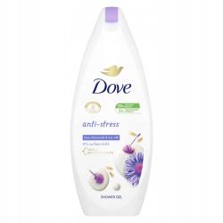 Dove Anti-Stress żel pod prysznic relaksujący 250ml Owies/Niebieski Rumianek