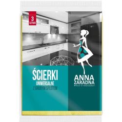 Anna Zaradna ścierki uniwersalne z grubym splotem 3szt.