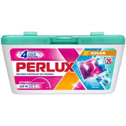 Perlux żelowe kapsułki do prania tkanin 26szt. Kolor