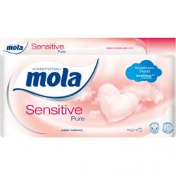 Mola Sensitive papier toaletowy trzywarstwowy Pure 8 sztuk