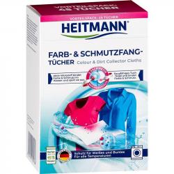 Heitmann chusteczki wyłapujące kolory i brud 45 sztuk