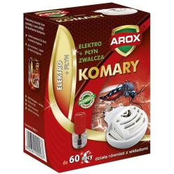 Arox urządzenie elektryczne + płyn na komary 60 nocy