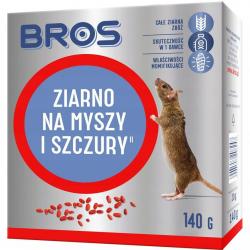 Bros trutka-ziarno na myszy i szczury 140g