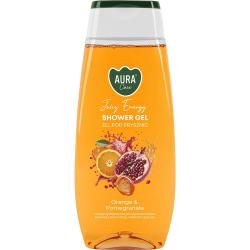 Bispol Aura żel pod prysznic 350ml Pomarańcza, Granat (ASG-006-011)