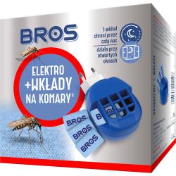Bros Elektro na komary urządzenie + wkłady 10 szt.