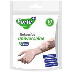 Forte+ rękawiczki winylowe uniwersalne 10szt.