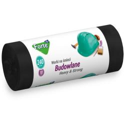 Forte+ worki budowlane LDPE Heavy & Strong 240L/10szt.