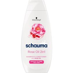 Schauma szampon Rose Oil 2w1 400ml