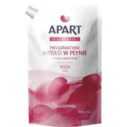 Apart Floral Care mydło w płynie-zapas 400ml Róża
