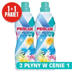 Perlux PAKIET płyny do płukania 900ml Fresh Wind (1+1 GRATIS)