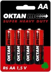 Oktan baterie cynkowe AA R6 1,5V 4szt.