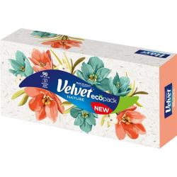 Velvet Nature chusteczki higieniczne 3W 90szt. Kartonik
