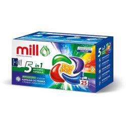 Mill Color kapsułki do prania + perełki zmiękczające 25szt.